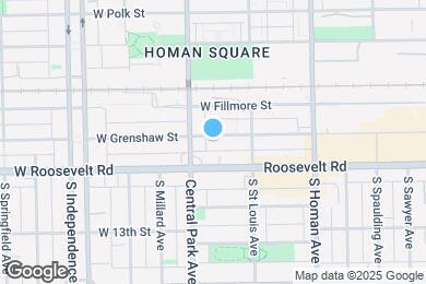 Map image of the property - 3539 W Grenshaw St