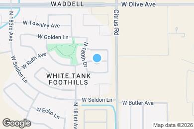 Map image of the property - 17953 W Alice Ave