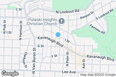 Map image of the property - 820 N Spruce St