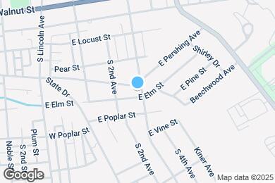 Map image of the property - 521 S 3rd Ave