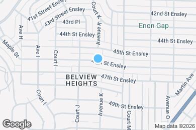 Map image of the property - 1039 46th St Ensley