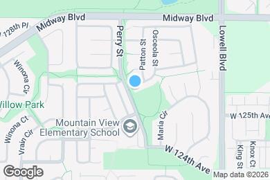 Map image of the property - 3958 W 126th Ave