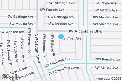 Map image of the property - 1298 SW Crost Ave