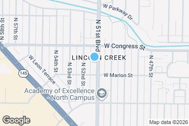 Map image of the property - 4333 N 51st Blvd