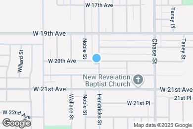 Map image of the property - 3507 W 20th Ave