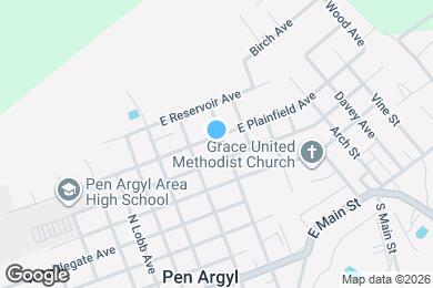 Map image of the property - 122 E Plainfield Ave