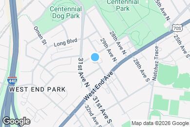 Map image of the property - 117 30th Ave N