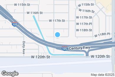 Map image of the property - 3538 W 118th Pl