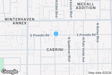 Map image of the property - 3302 E Presidio Rd