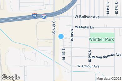 Map image of the property - 4415 S 5th Plz