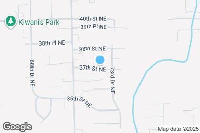 Map image of the property - 3704 73rd Ave NE