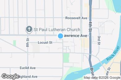Map image of the property - 640 Bluff St