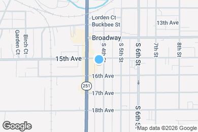 Map image of the property - 1611 S 4th St