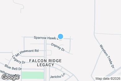 Map image of the property - 9829 Sparrow Hawk Ln