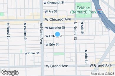 Map image of the property - 1467 W Huron St