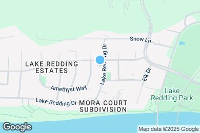 Map image of the property - 2430 Lake Redding Dr