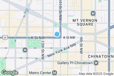Map image of the property - 1150 K St NW