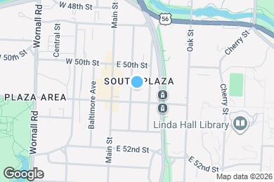 Map image of the property - 5033 Walnut Street