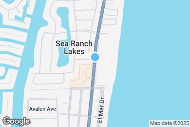 Map image of the property - 4900 N Ocean Blvd