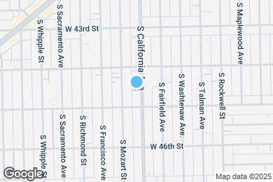 Map image of the property - 4434 S California Ave