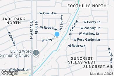 Map image of the property - 3317 W Potter Dr
