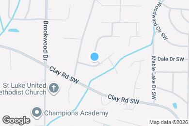 Map image of the property - 1202 Lafayette Dr SW