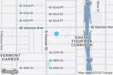 Map image of the property - 640 W 45th St