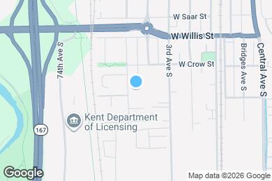 Map image of the property - 640 5th Ave S