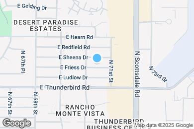 Map image of the property - 7020 E Friess Dr