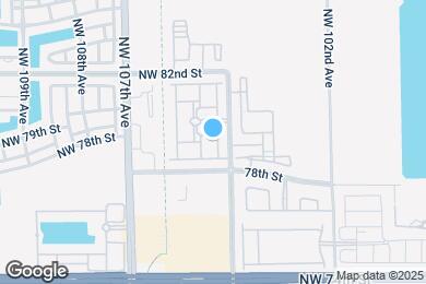 Map image of the property - 7868 NW 104th Ct