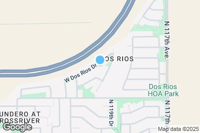 Map image of the property - 11963 W Dos Rios Dr
