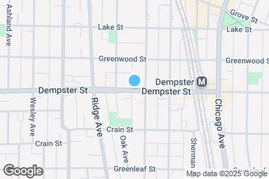 Map image of the property - 1033 Dempster Street