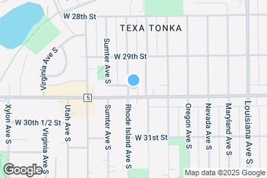 Map image of the property - 2945 Rhode Island Ave S