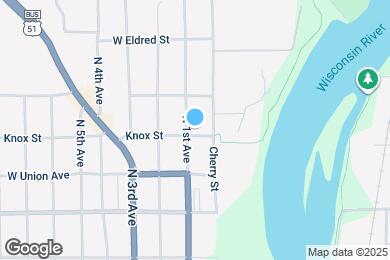 Map image of the property - 1101 N 1st Ave