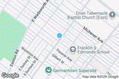Map image of the property - 1325 E Mt Pleasant Ave