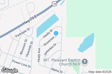 Map image of the property - 1016 Roseclair Dr