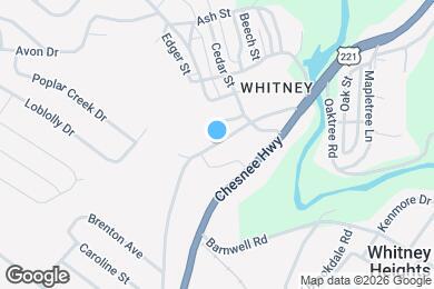 Map image of the property - 731 Old Whitney Rd