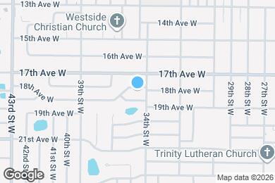 Map image of the property - 3405 18th Ave W
