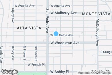 Map image of the property - 310 West Mistletoe Avenue
