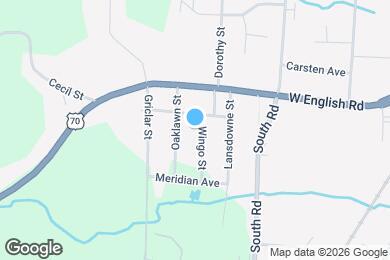 Map image of the property - 345 Wingo St