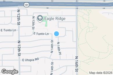 Map image of the property - 19626 N 14th Pl