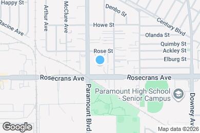 Map image of the property - 8035 Rosecrans Ave