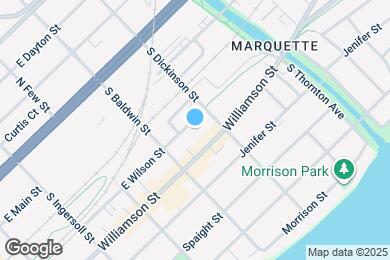 Map image of the property - 1333 E Wilson St