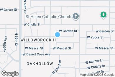 Map image of the property - 5625 W Yucca St