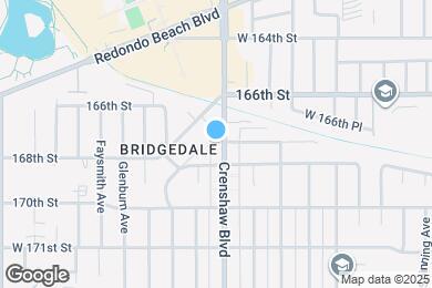 Map image of the property - 16709 Crenshaw Blvd