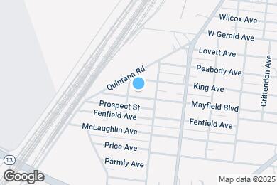 Map image of the property - 1927 W Mayfield Blvd