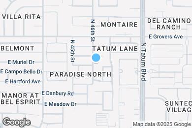 Map image of the property - 17455 N 46th St