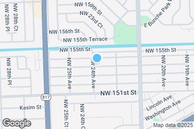 Map image of the property - 2381 NW 153rd St