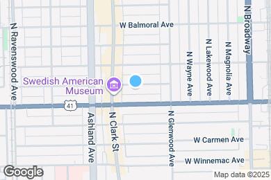 Map image of the property - 1455 W Farragut Ave