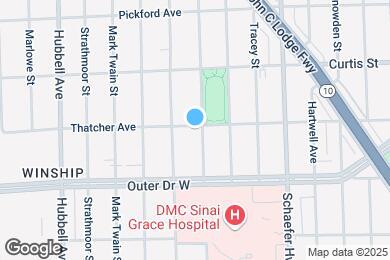 Map image of the property - 17605 Stansbury Ave